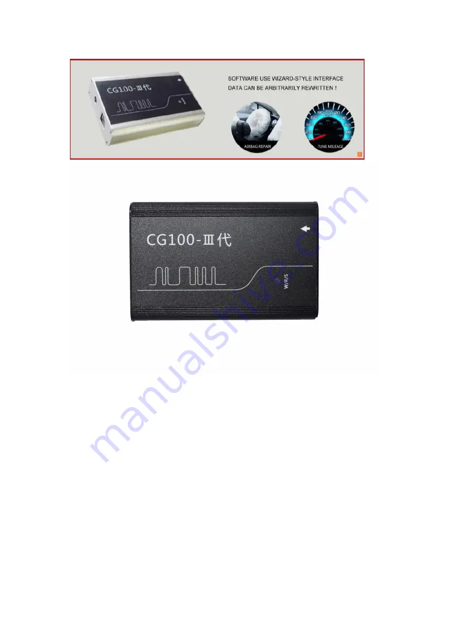 Shenzhen Chang Guang technology CG100-III User Manual Download Page 1