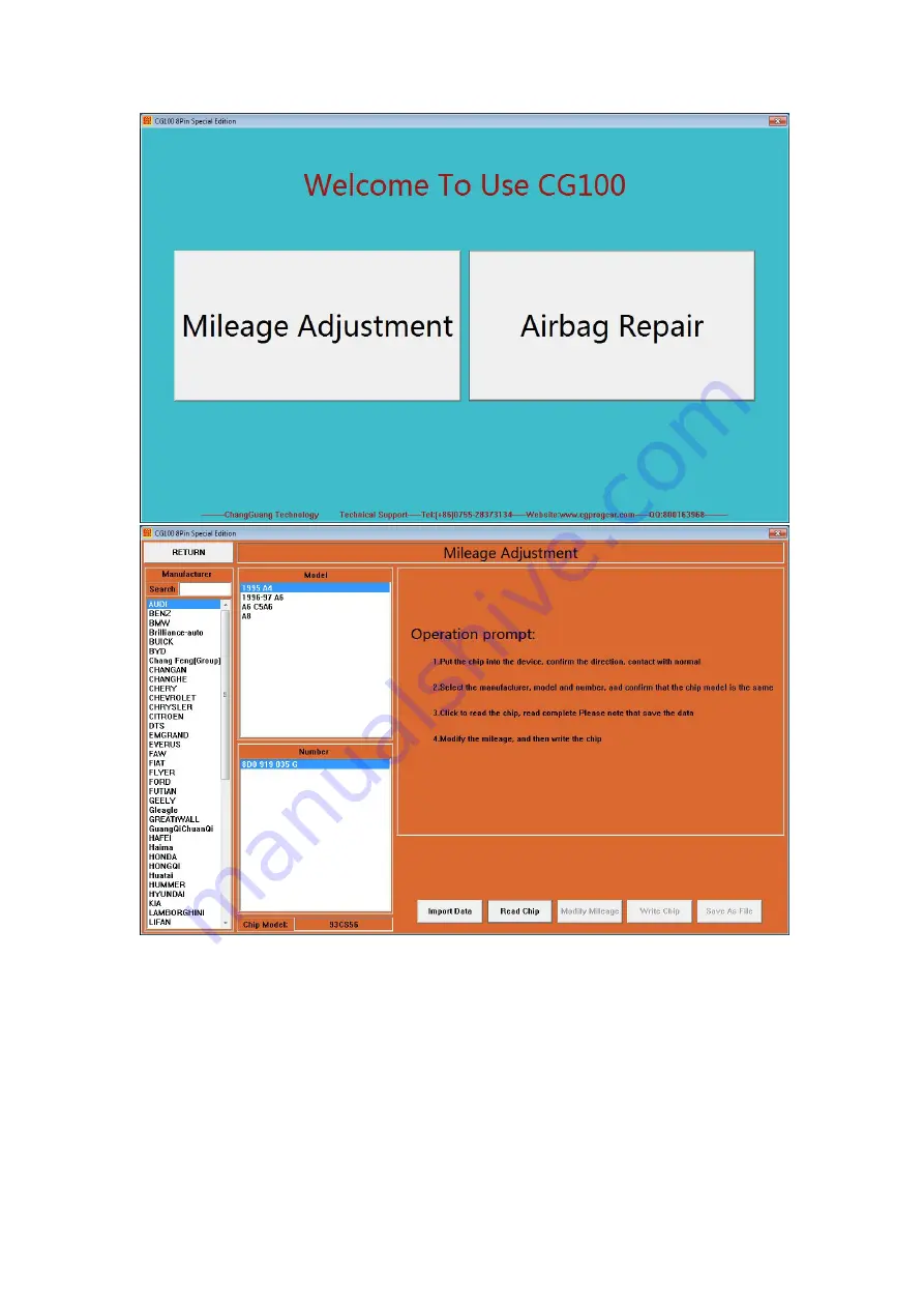 Shenzhen Chang Guang technology CG100-III User Manual Download Page 15