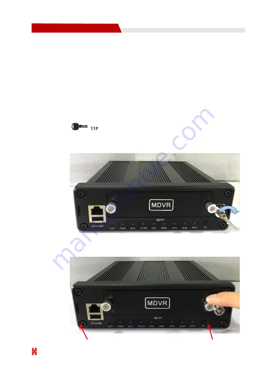 Shenzhen Hongdian Technologies H3526 MDVR User Manual Download Page 17