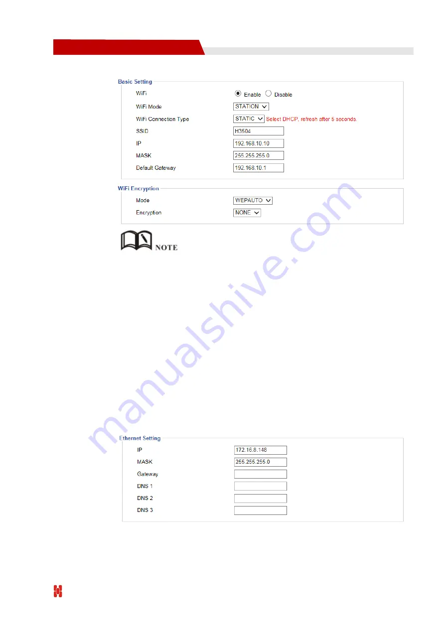 Shenzhen Hongdian Technologies H3526 MDVR User Manual Download Page 56