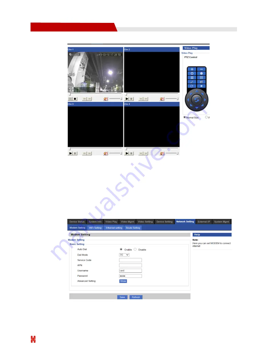 Shenzhen Hongdian Technologies H3526 MDVR User Manual Download Page 83