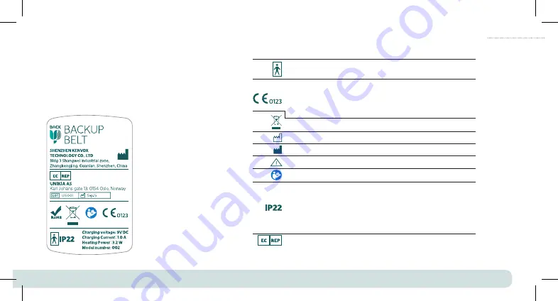 Shenzhen BACKUP BELT 002 User Manual Download Page 21