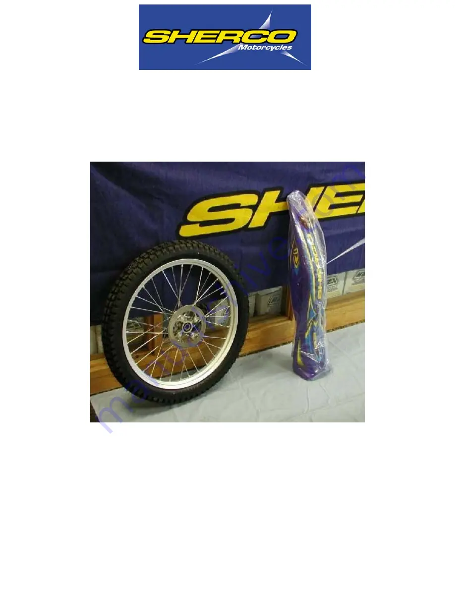 SHERCO X-RIDE 1.25 Assembly Instructions Manual Download Page 7