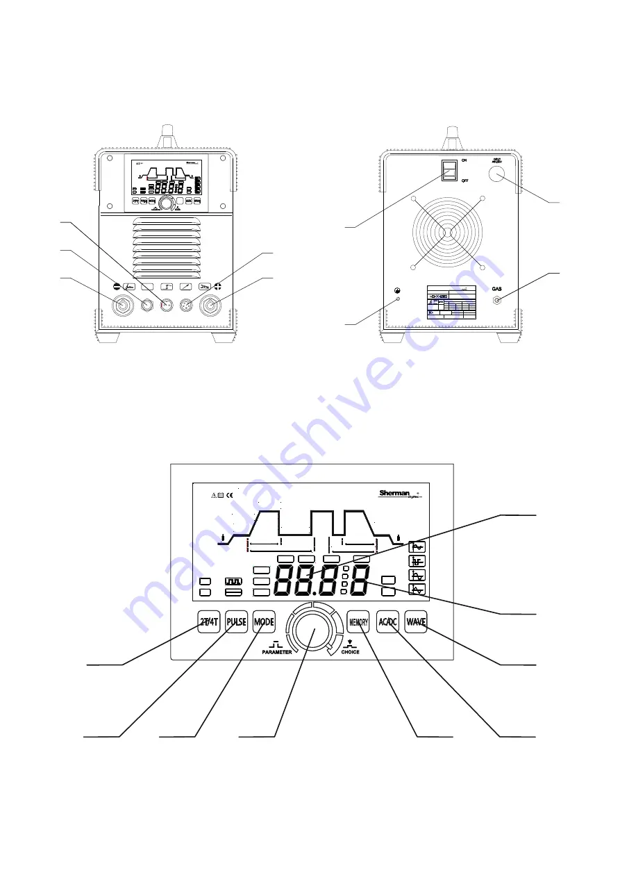 Sherman digitec DIGITIG 200AC / DC MULTIPRO Скачать руководство пользователя страница 7