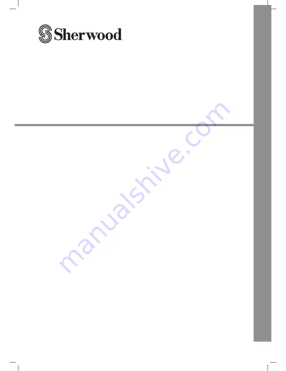 Sherwood R-507 Operating Instructions Manual Download Page 1