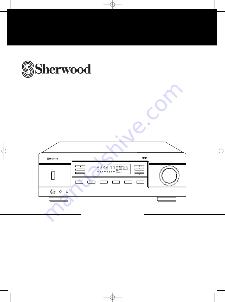 Sherwood RX-4100 Operating Instructions Manual Download Page 1