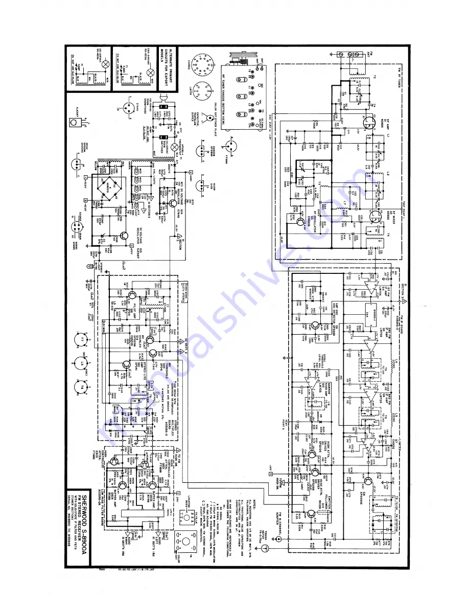 Sherwood S-7900A Service Manual Download Page 21