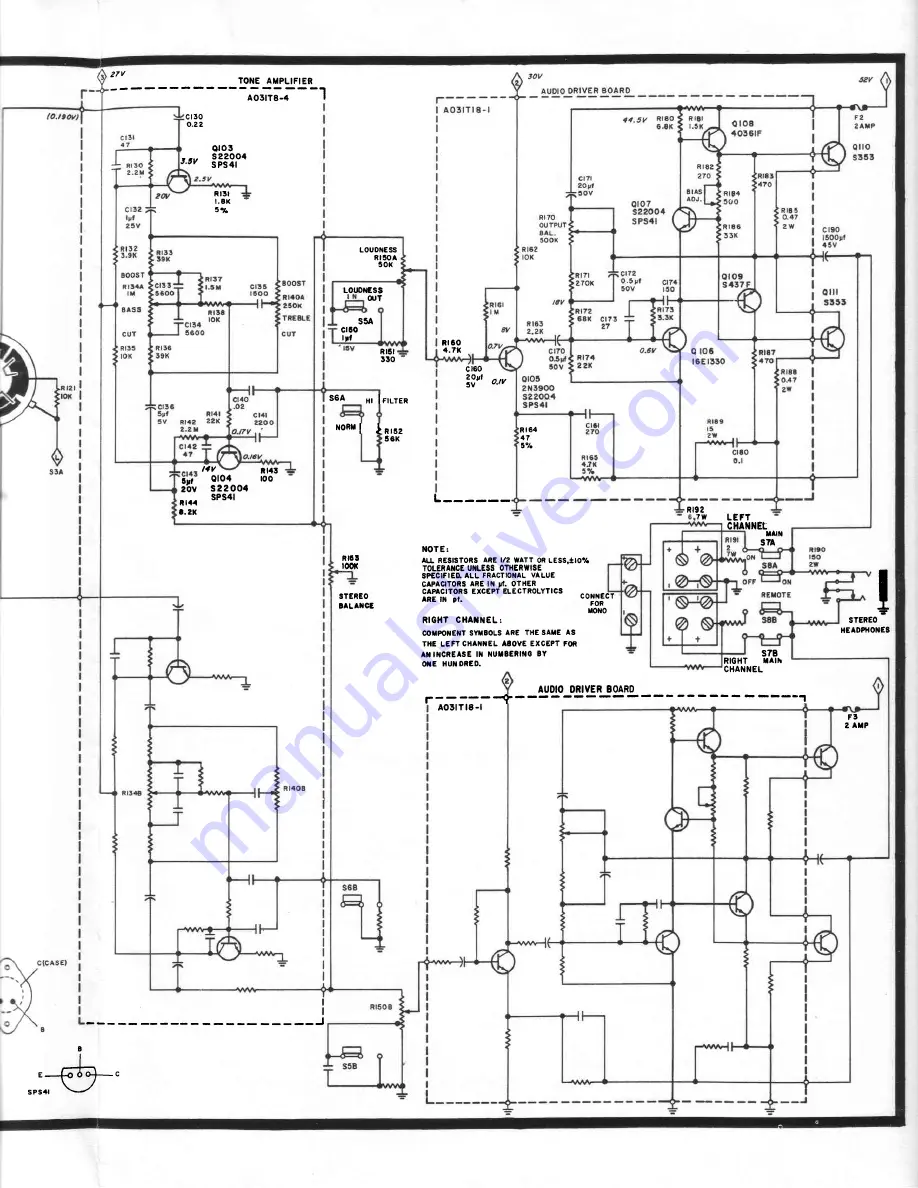 Sherwood S-9500B Service Manual Download Page 8