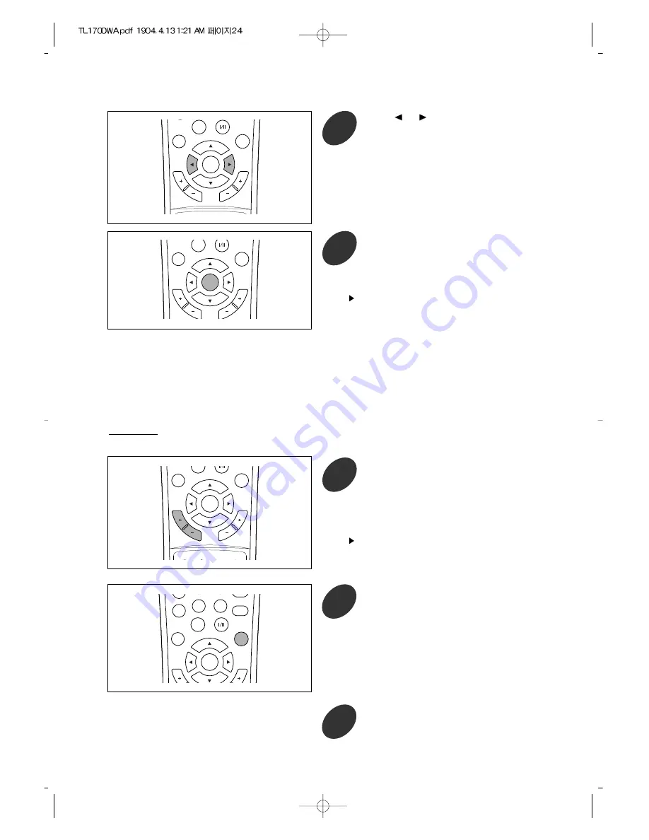 Sherwood TL-1700W Operating Instructions Manual Download Page 24