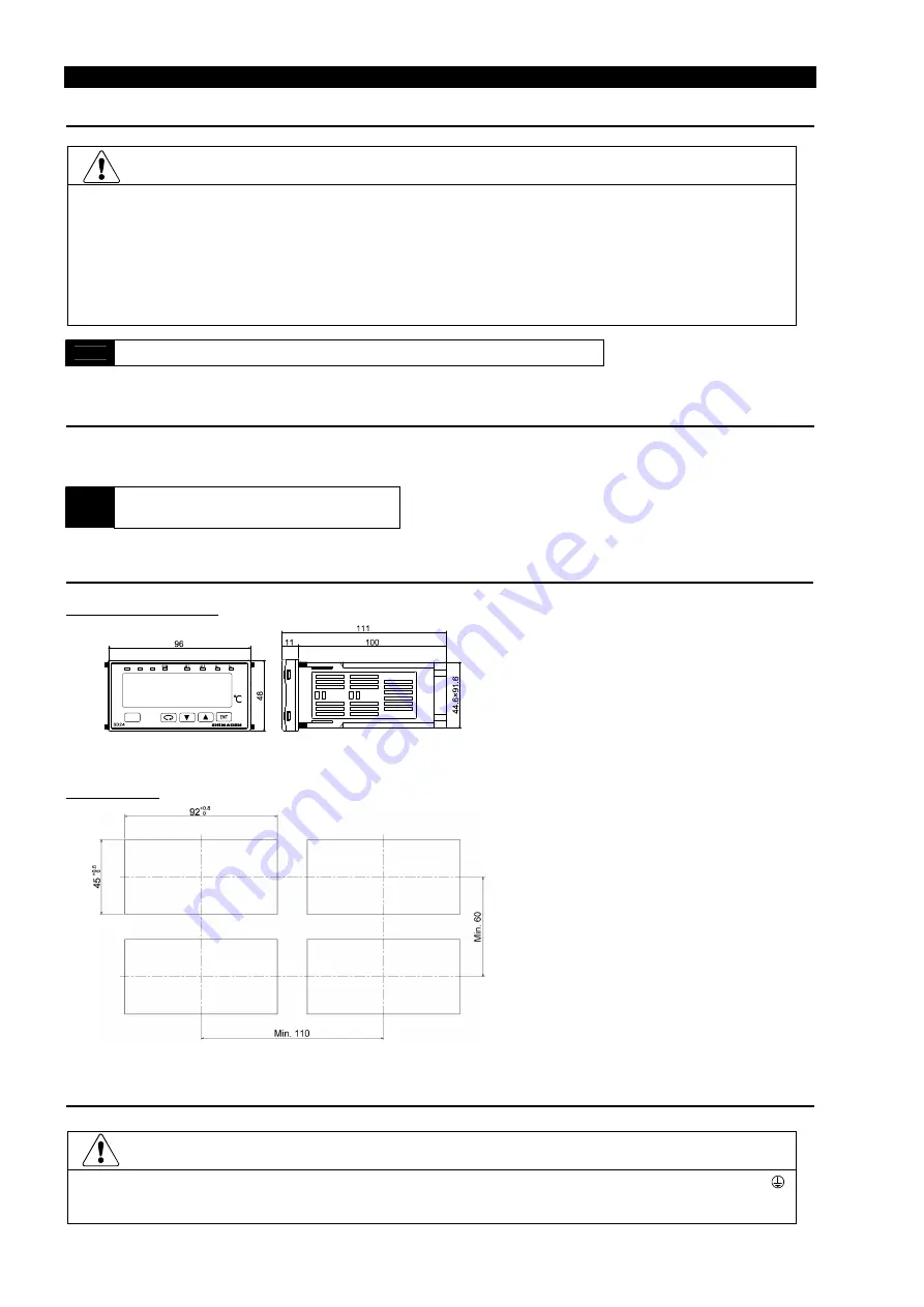 Shimaden SD24 Series Instruction Manual Download Page 4