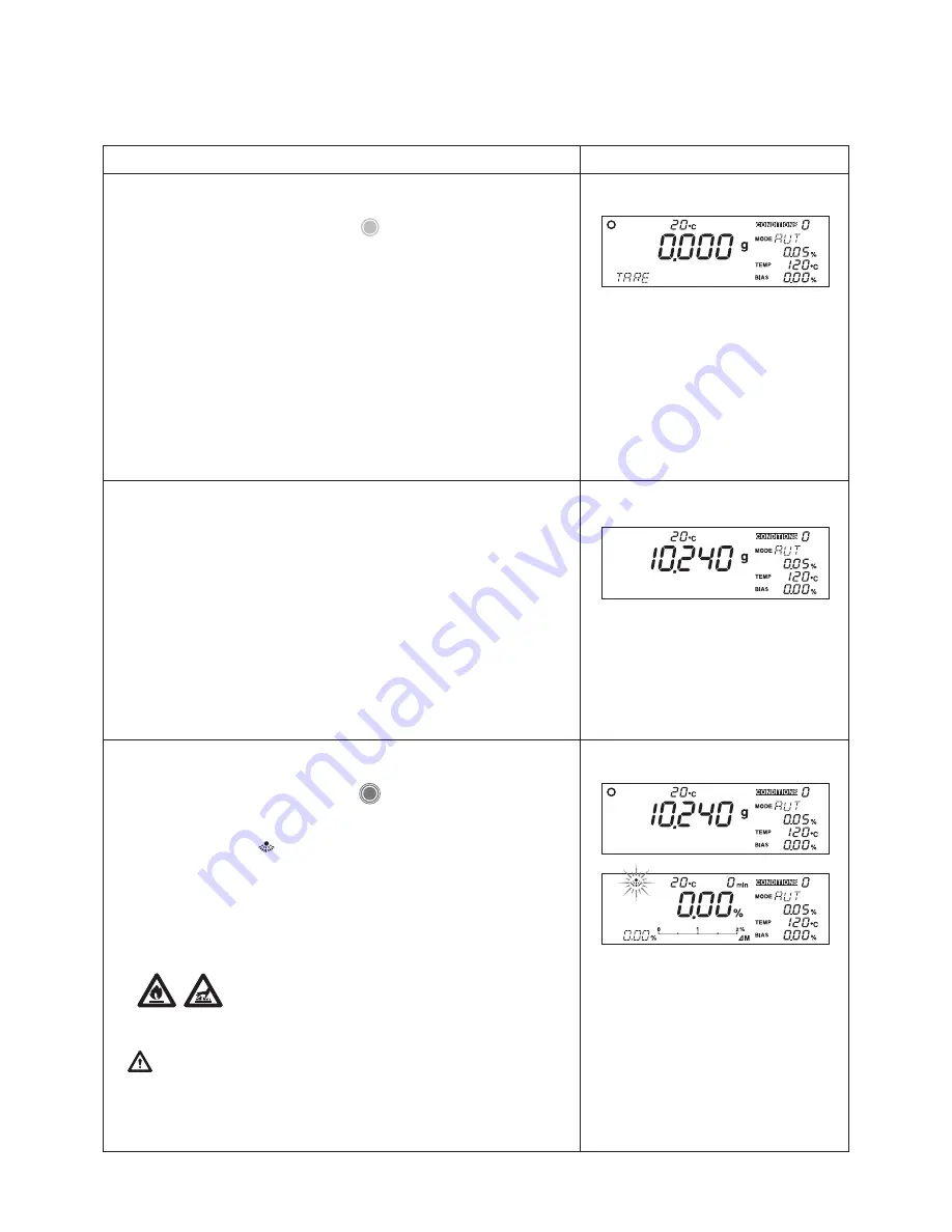 Shimadzu MOC-120H Instruction Manual Download Page 25