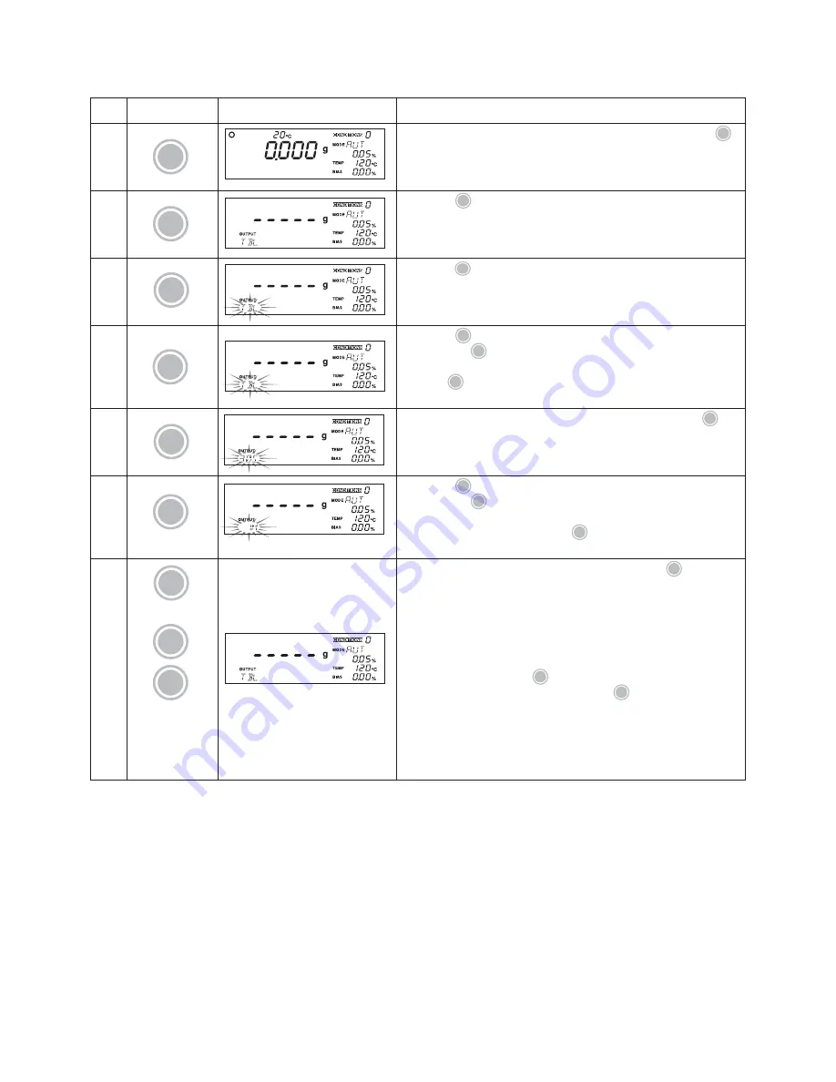 Shimadzu MOC-120H Instruction Manual Download Page 44