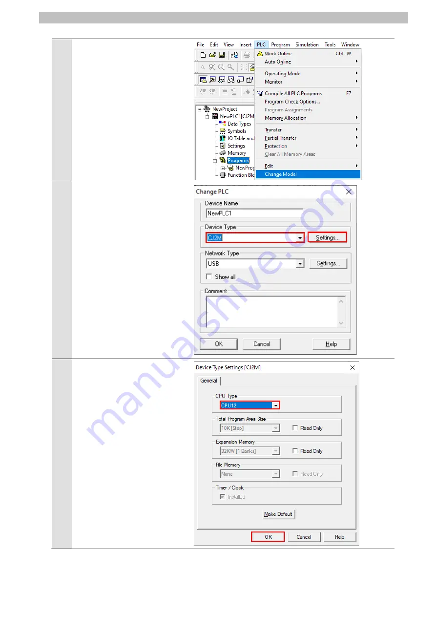 Shimadzu OMRON CJ Series Network Connection Manual Download Page 26