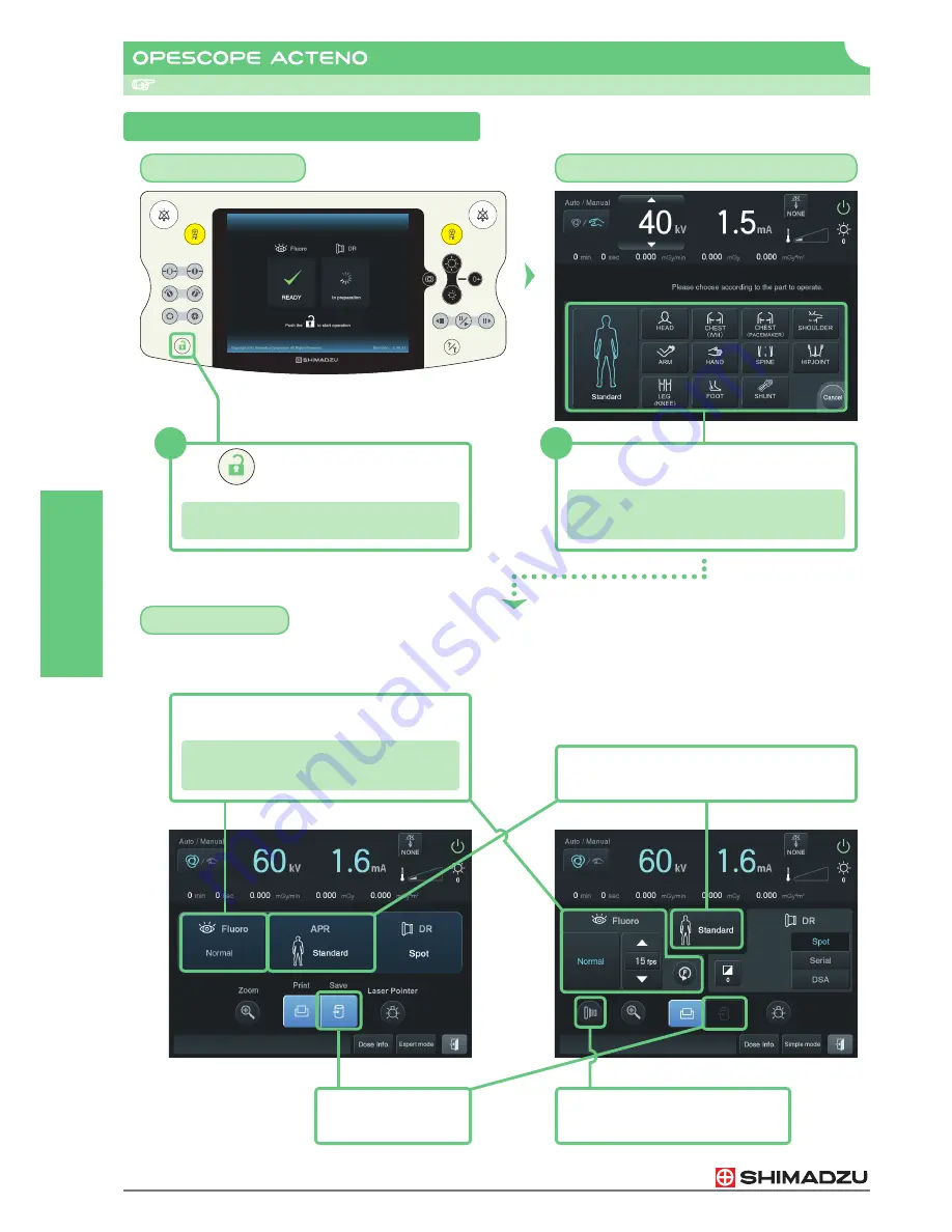 Shimadzu OPESCOPE ACTENO Скачать руководство пользователя страница 6