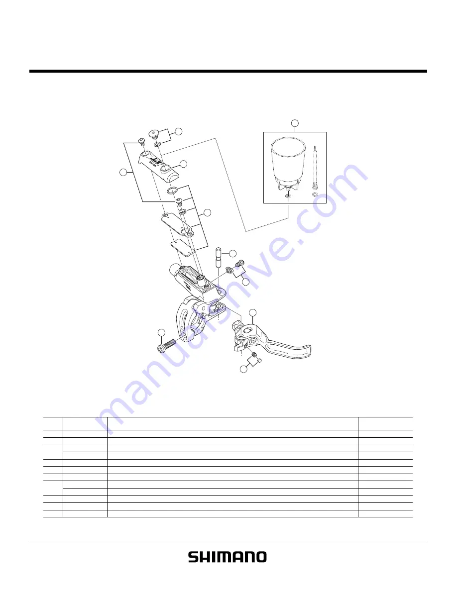 Shimano BL-M785 Manual Download Page 1