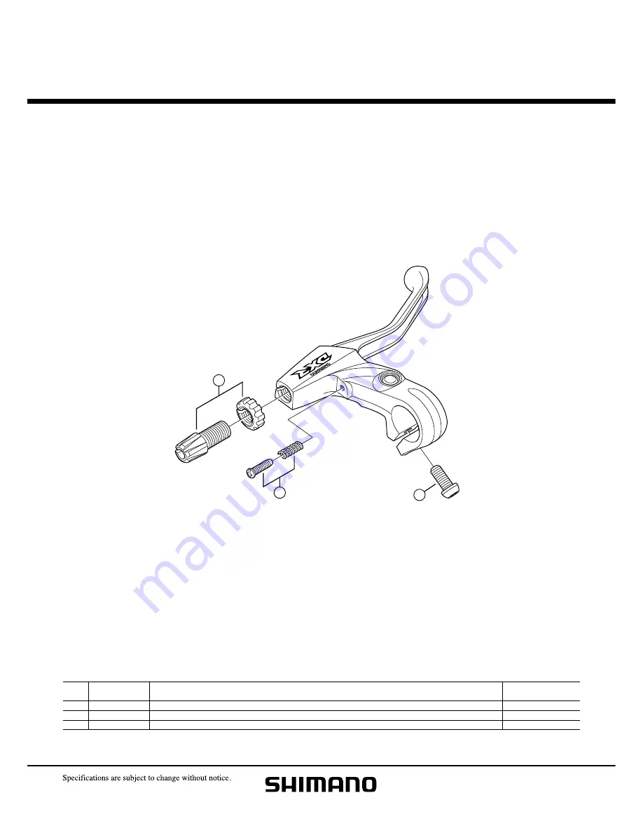 Shimano BL-MX70 User Manual Download Page 1