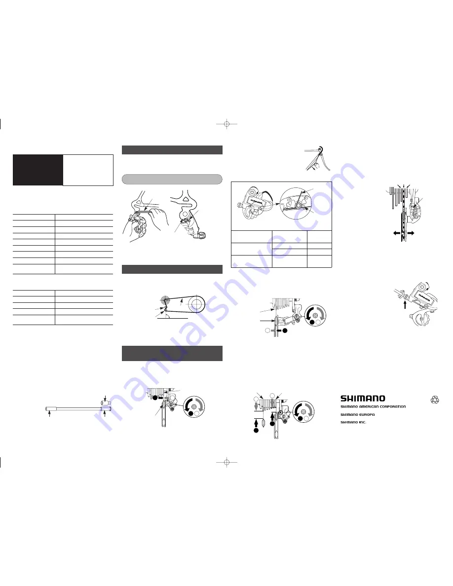 Shimano RD-7700 Service Instructions Download Page 1