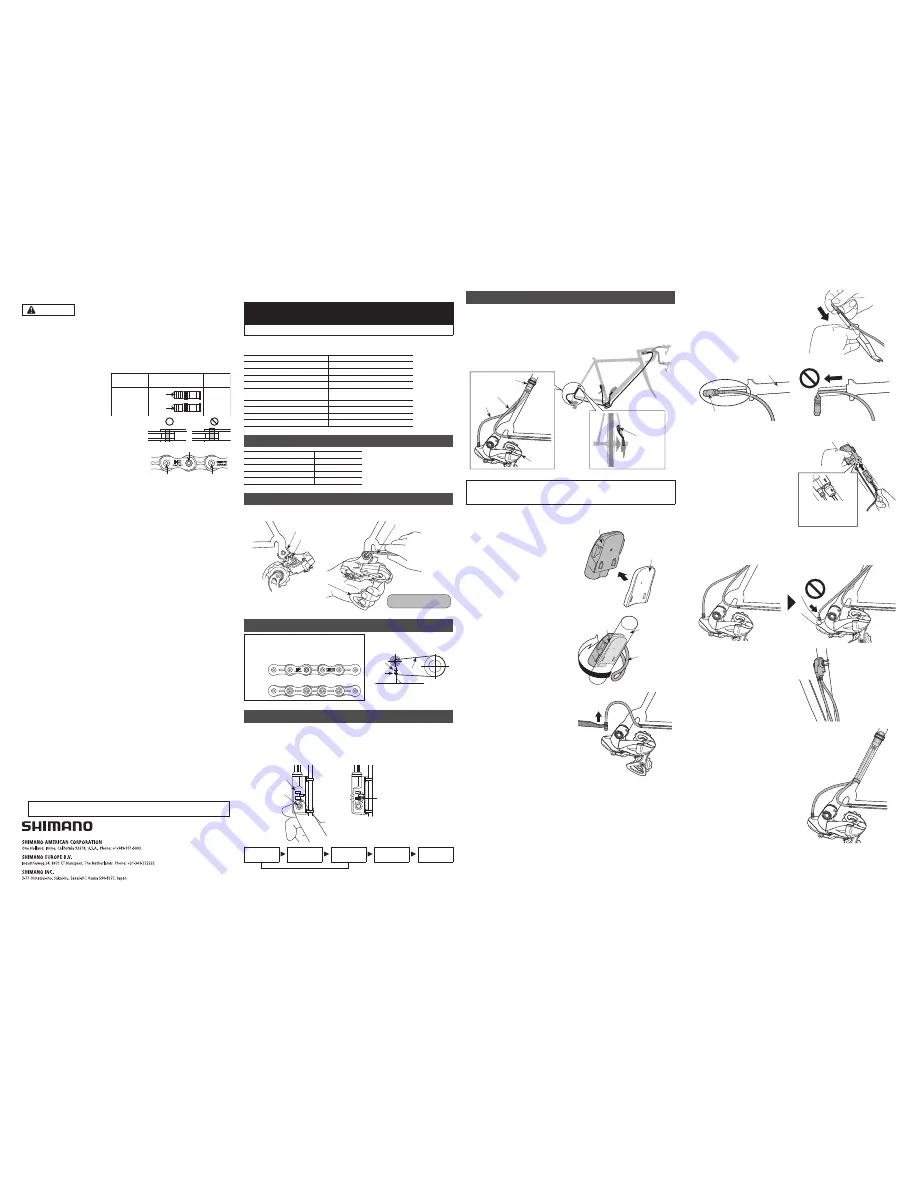 Shimano RD-7970 Service Instructions Download Page 1