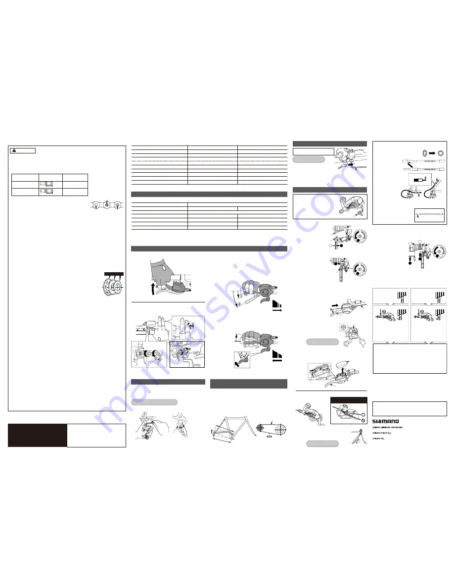 Shimano RD-M760 Service Instructions Download Page 1