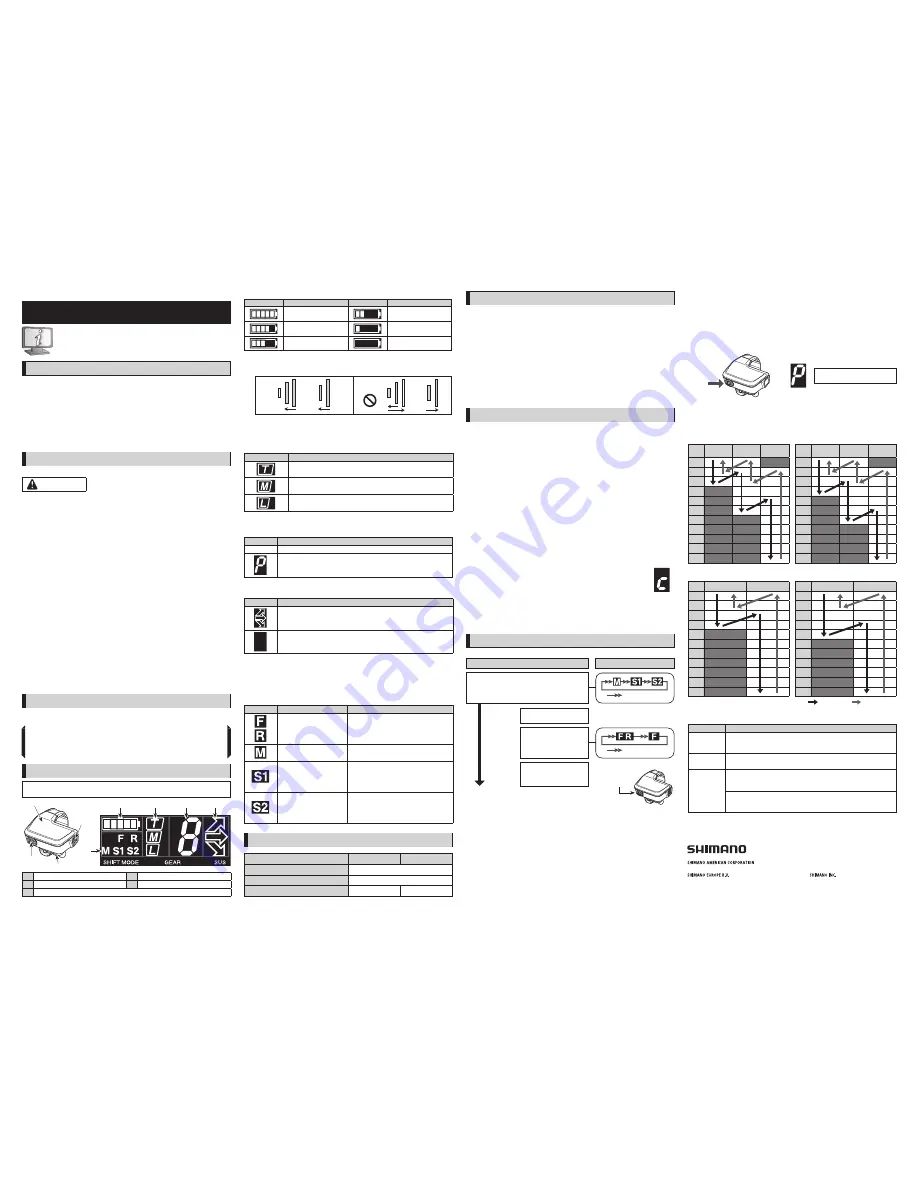 Shimano SC-MT800 User Manual Download Page 1