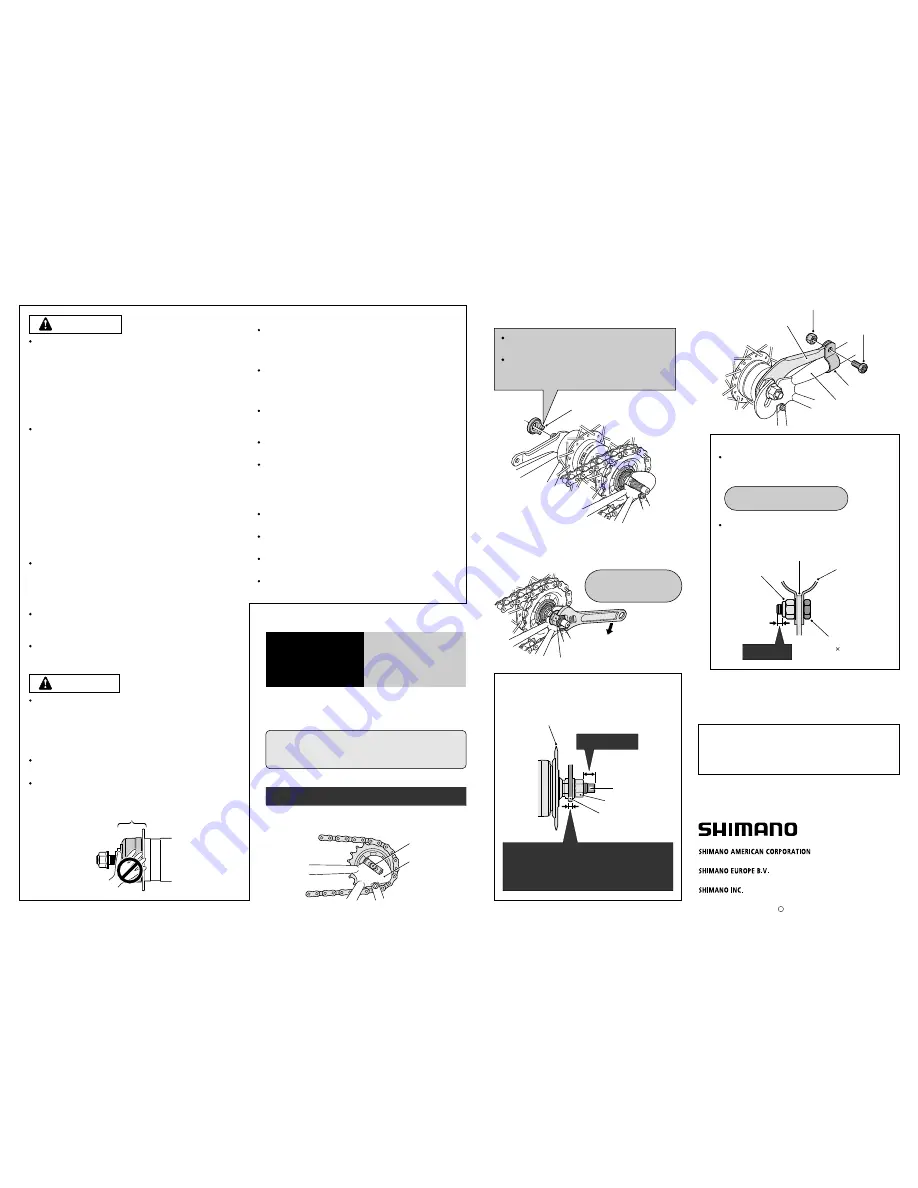 Shimano SG-3C41 Service Instructions Download Page 1