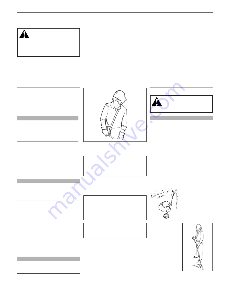 Shindaiwa 81643 Owner'S/Operator'S Manual Download Page 11