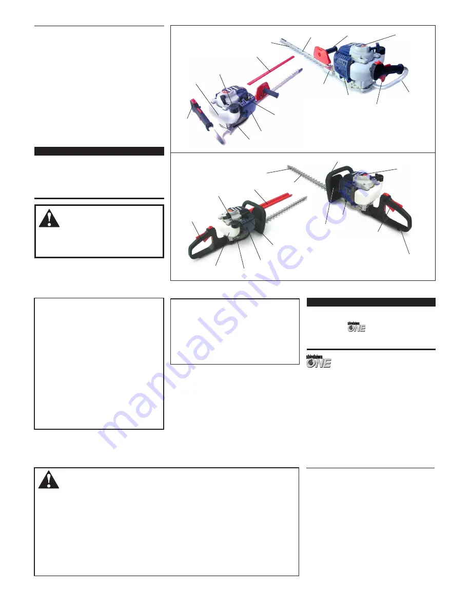 Shindaiwa 81650 Owner'S/Operator'S Manual Download Page 5