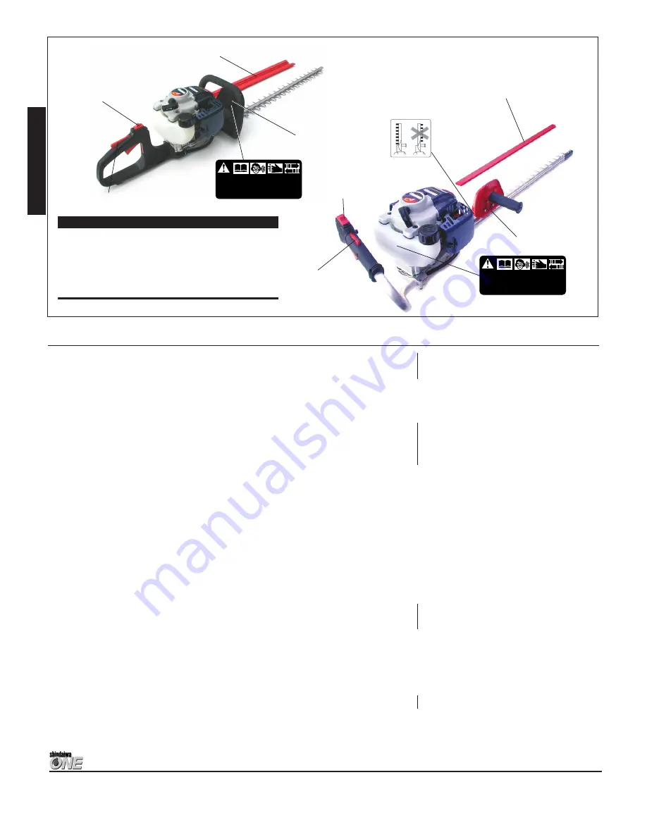 Shindaiwa 81650 Owner'S/Operator'S Manual Download Page 20