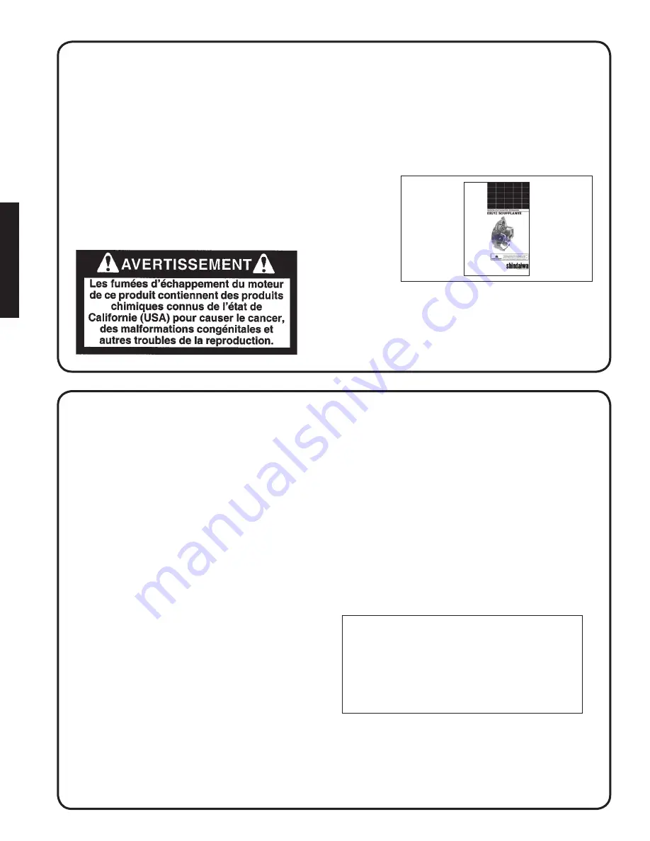 Shindaiwa 82051 Owner'S/Operator'S Manual Download Page 50