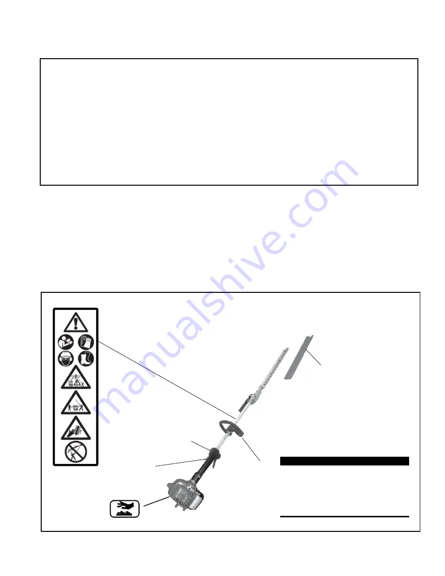 Shindaiwa AHS242 Owner'S/Operator'S Manual Download Page 5