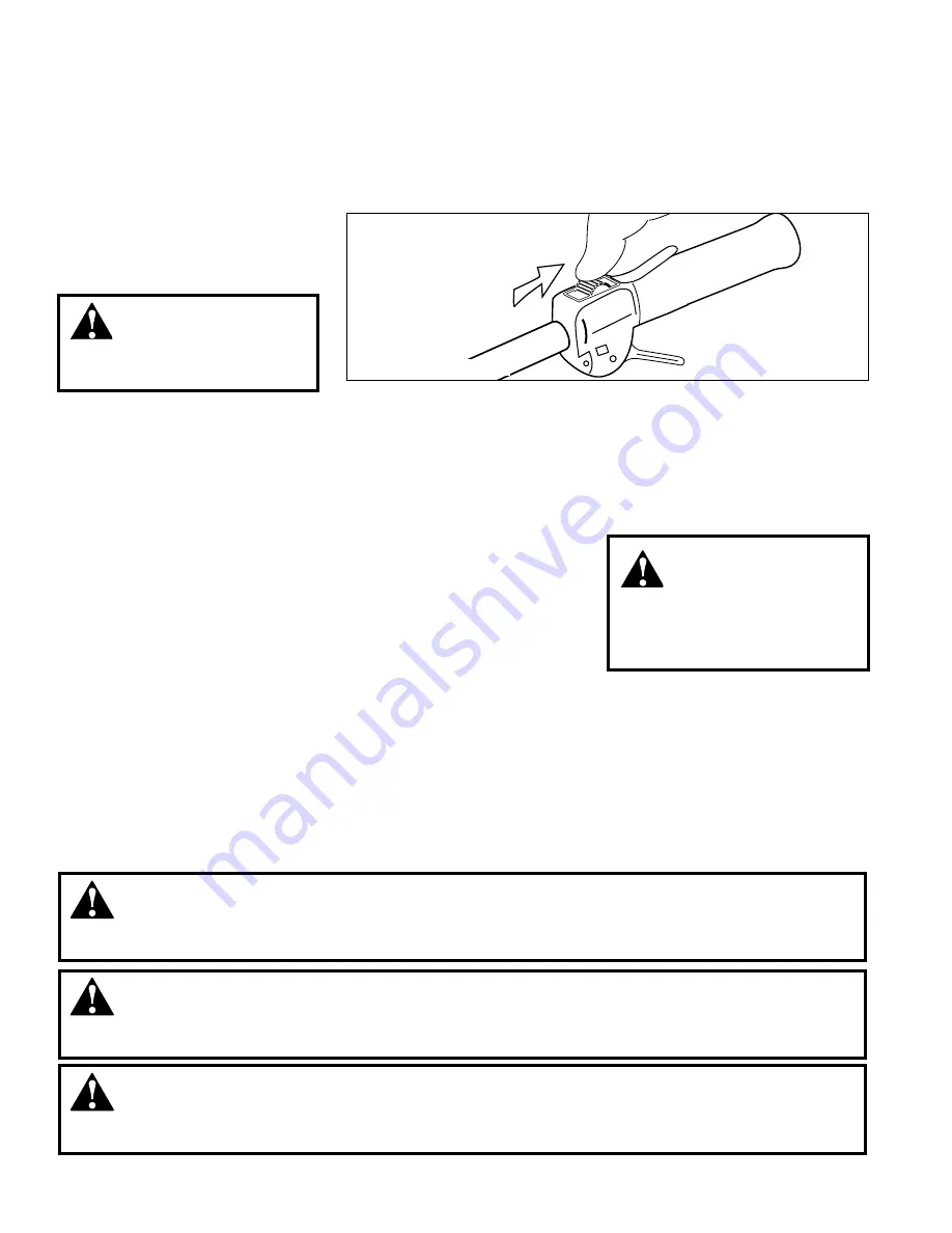 Shindaiwa AHS242 Owner'S/Operator'S Manual Download Page 14