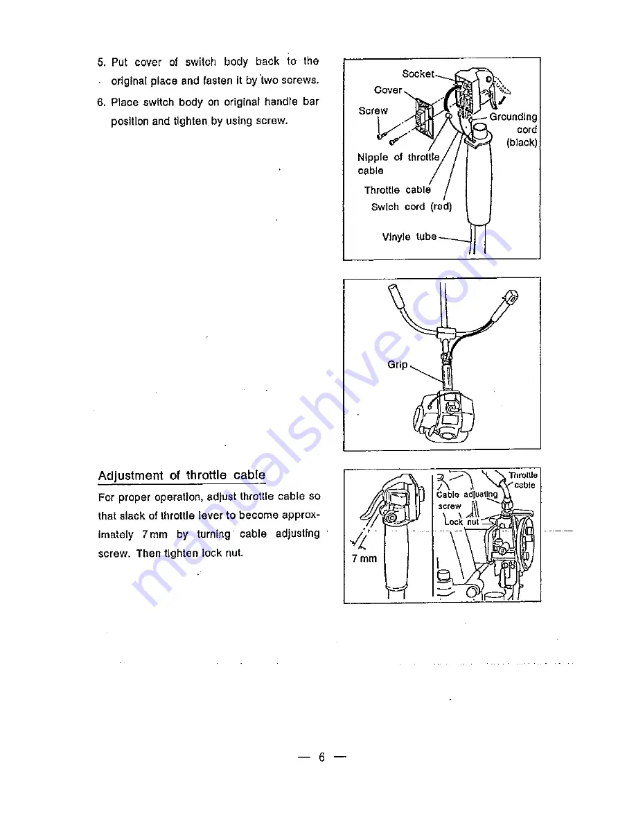 Shindaiwa C-27 Instruction Manual Download Page 8