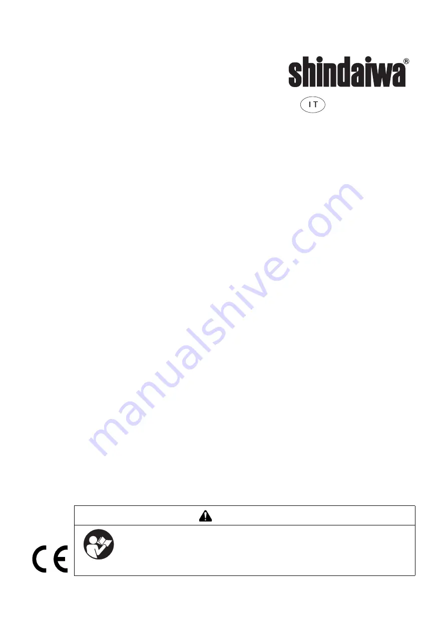 Shindaiwa C302TS Operator'S Manual Download Page 97