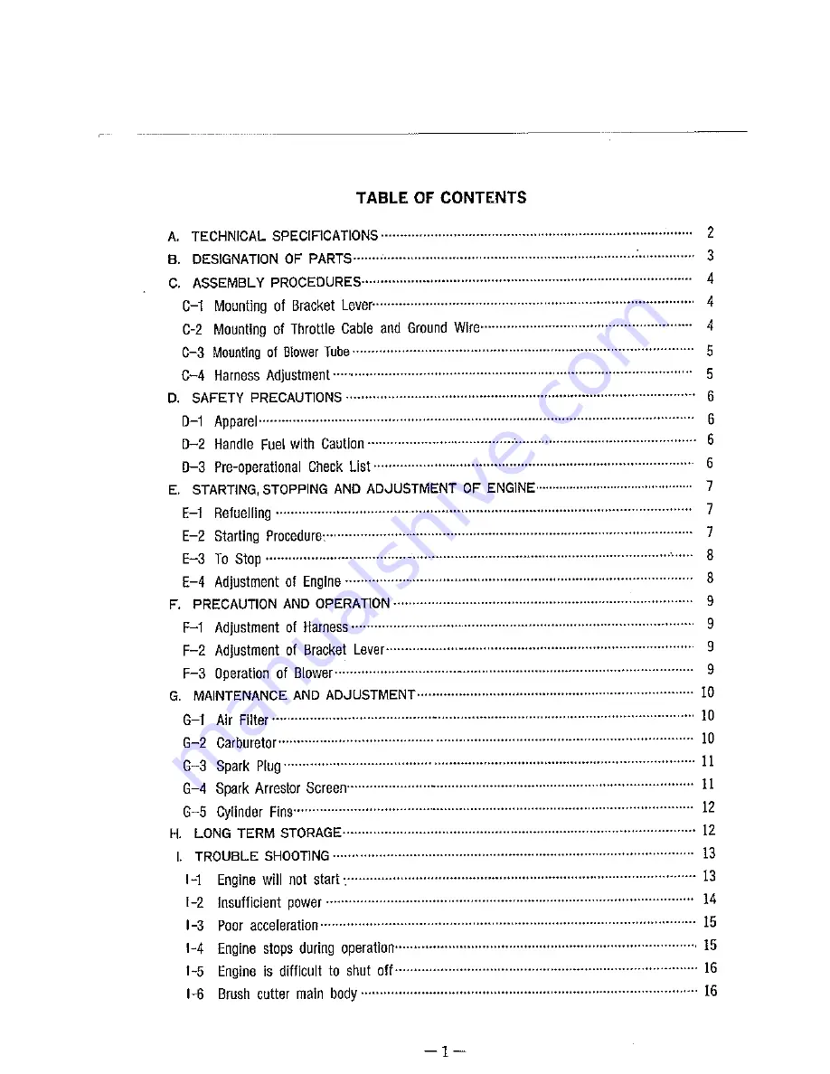 Shindaiwa EB-45 Owner'S Manual Download Page 2