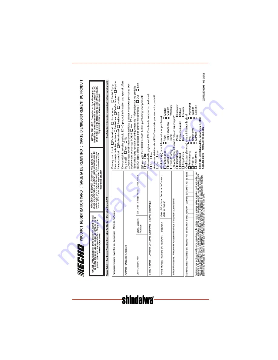 Shindaiwa EB262 Operator'S Manual Download Page 39