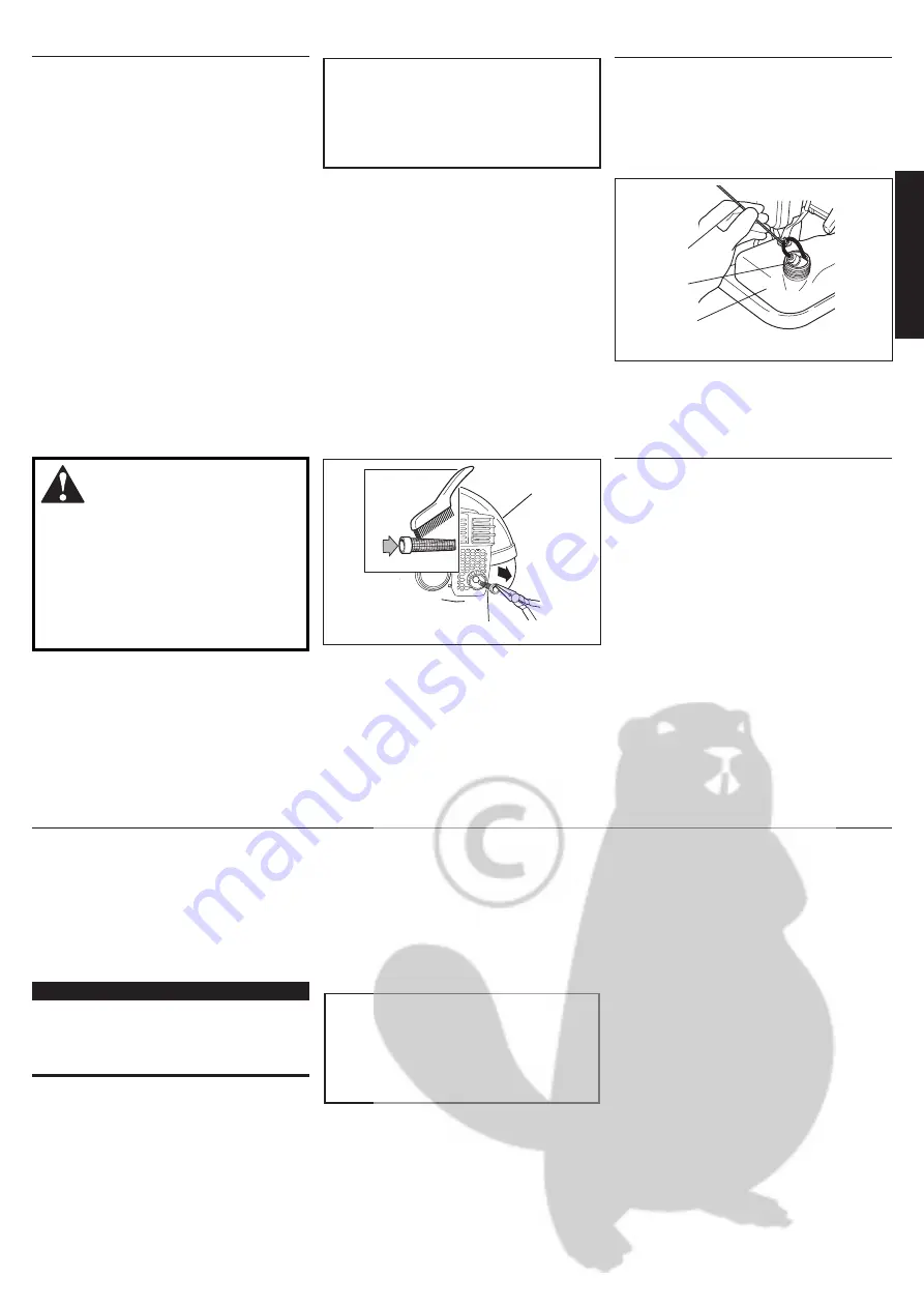 Shindaiwa EB630 Owner'S/Operator'S Manual Download Page 27