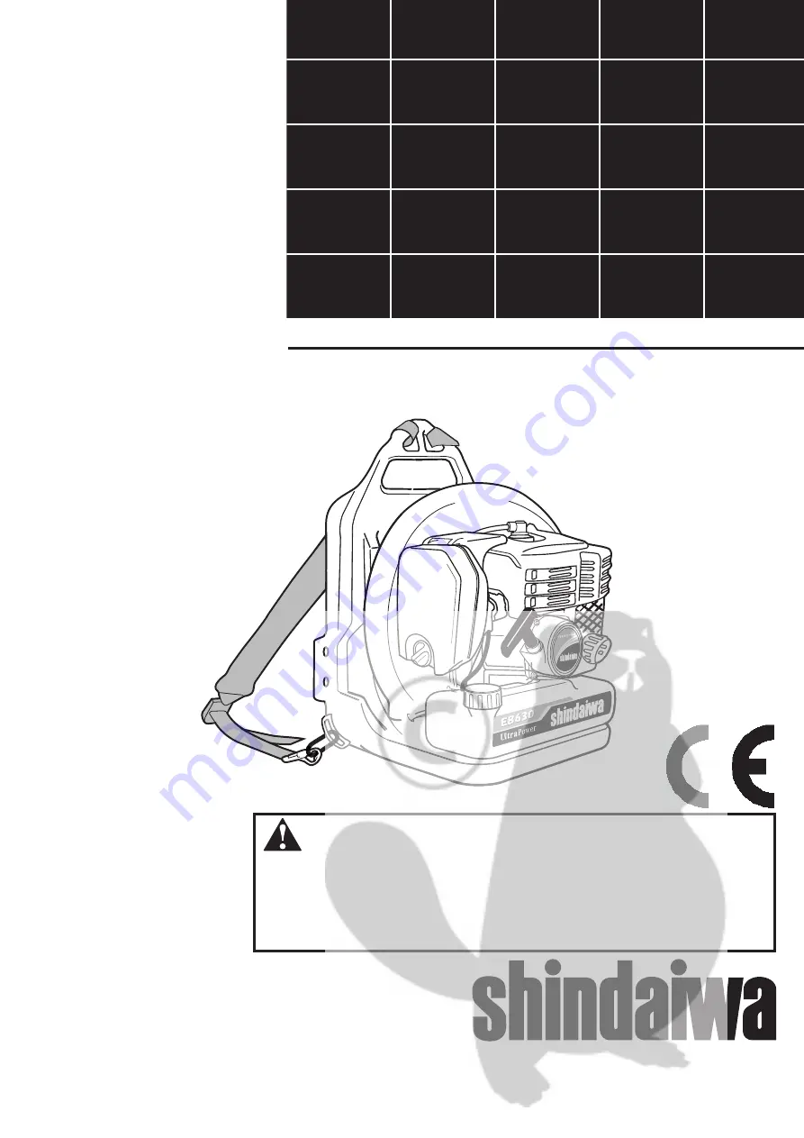 Shindaiwa EB630 Скачать руководство пользователя страница 33