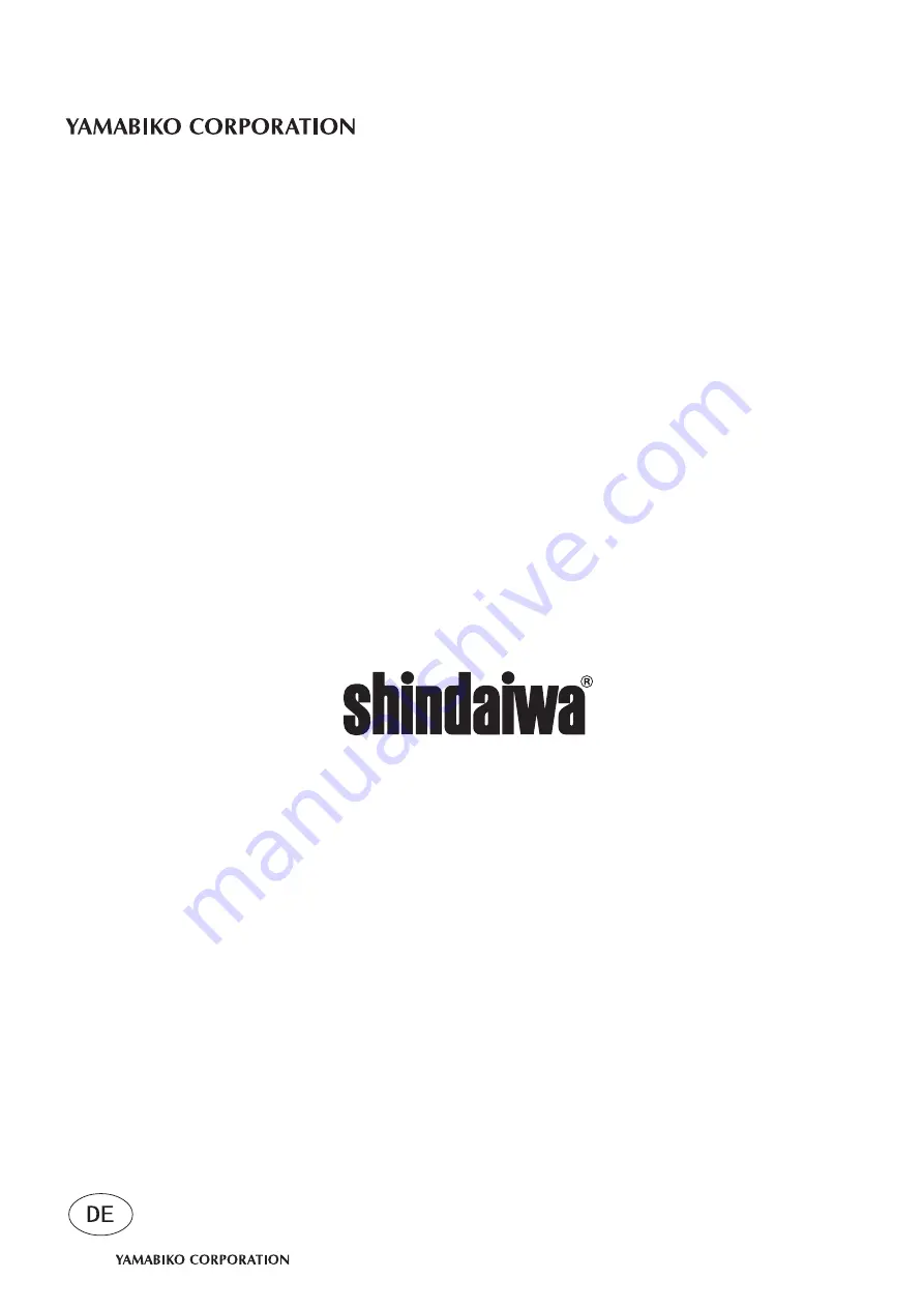 Shindaiwa EB770 Operator'S Manual Download Page 96