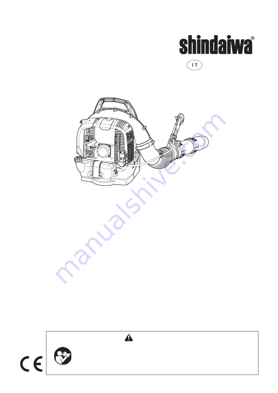 Shindaiwa EB770 Скачать руководство пользователя страница 97