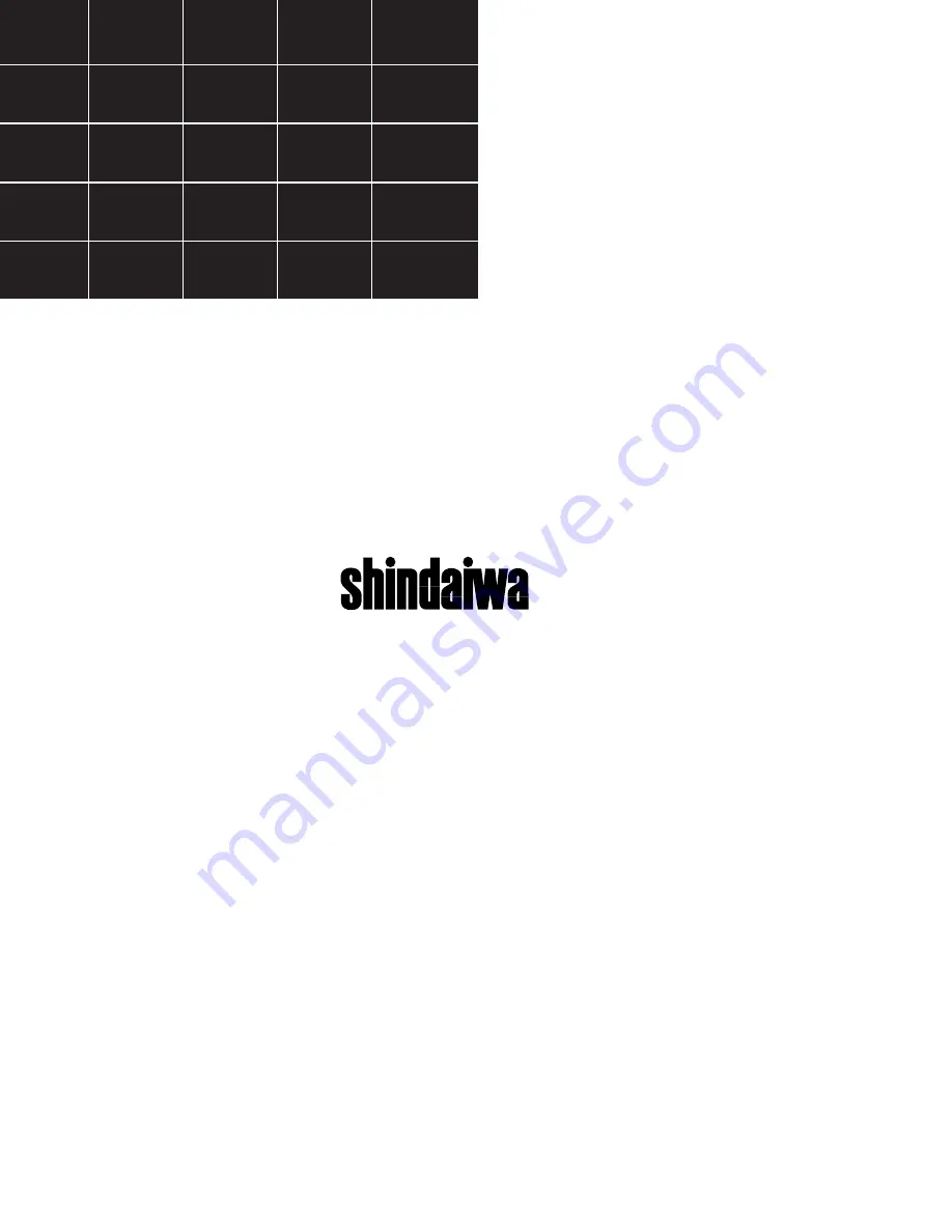 Shindaiwa PowerBroom 80732 Operator'S Manual Download Page 40