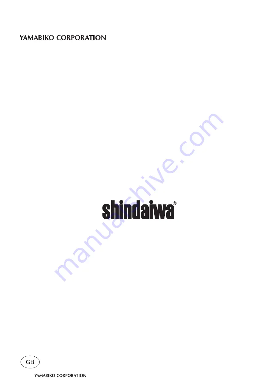 Shindaiwa SBA-AHS2422 Operator'S Manual Download Page 22