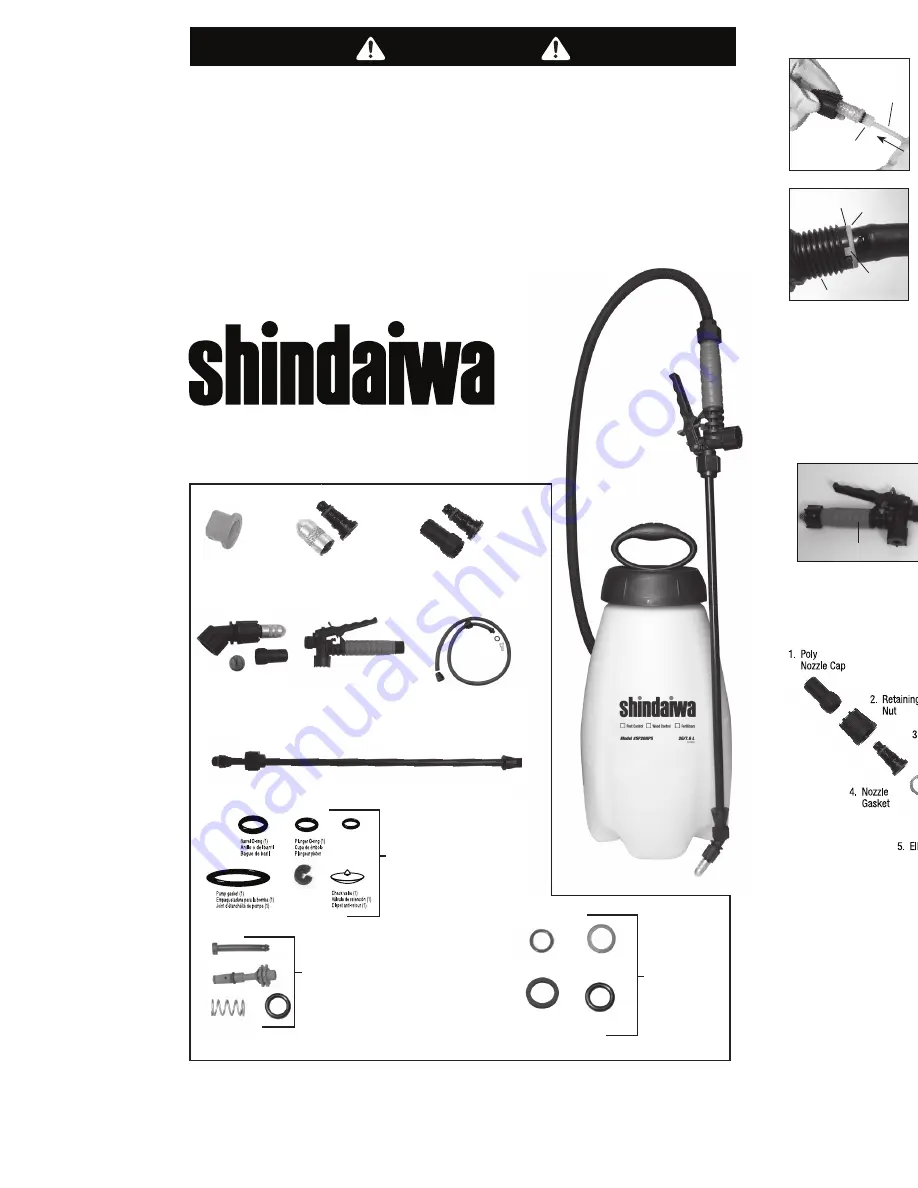 Shindaiwa SP20HPS Instruction Manual Download Page 1