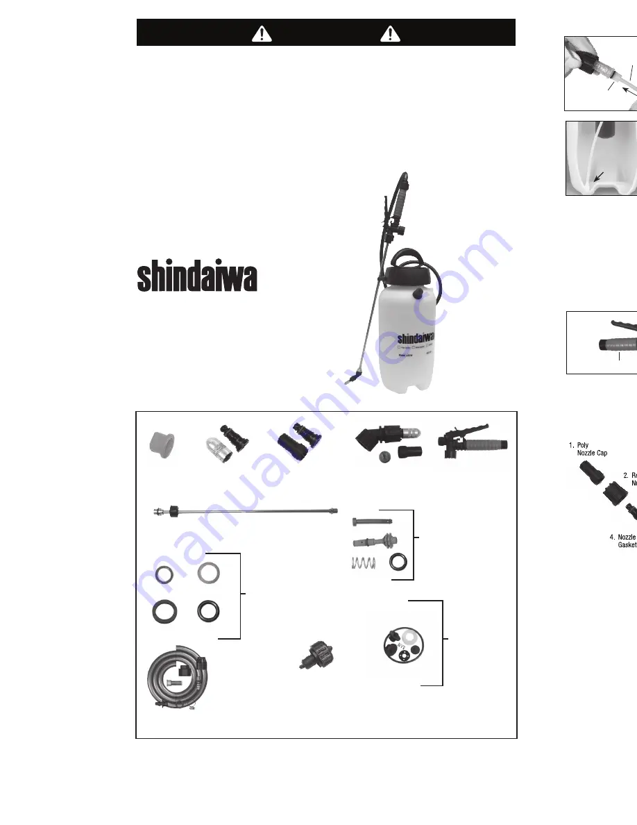 Shindaiwa SP21H User Manual Download Page 1