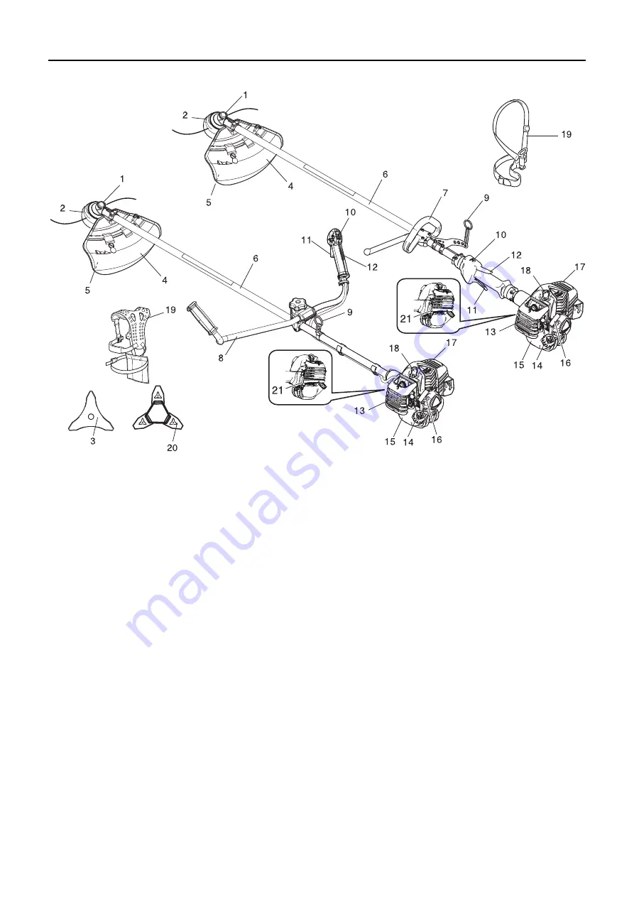 Shindaiwa T262TXS/C262TS Operator'S Manual Download Page 10