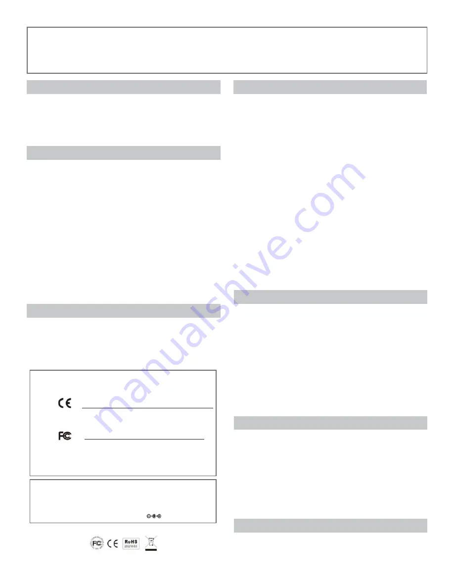 Shinybow USA SB-5430 Instruction Manual Download Page 3