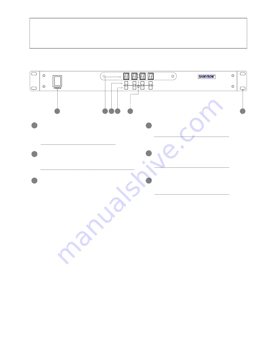 Shinybow USA SB-5644 Instruction Manual Download Page 4