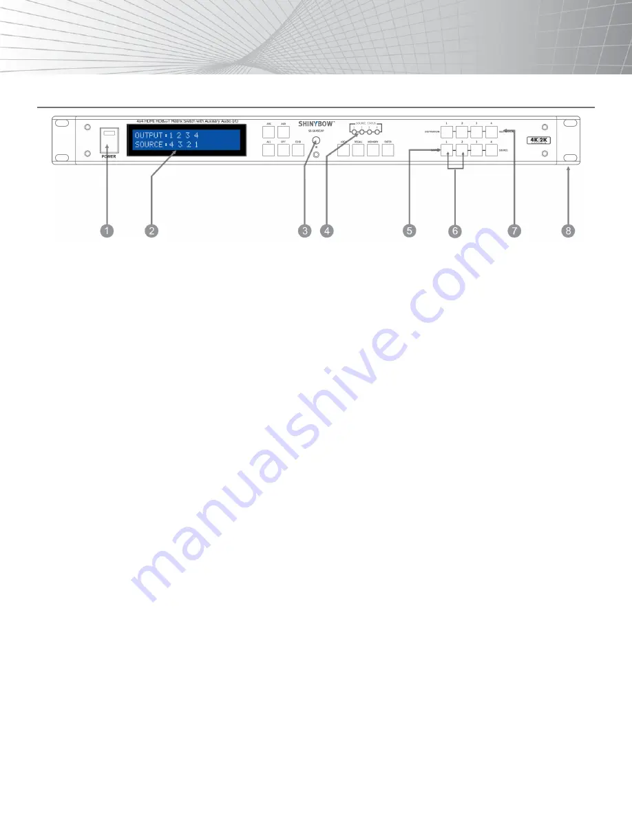 Shinybow USA SB-5645CAP Instruction Manual Download Page 6