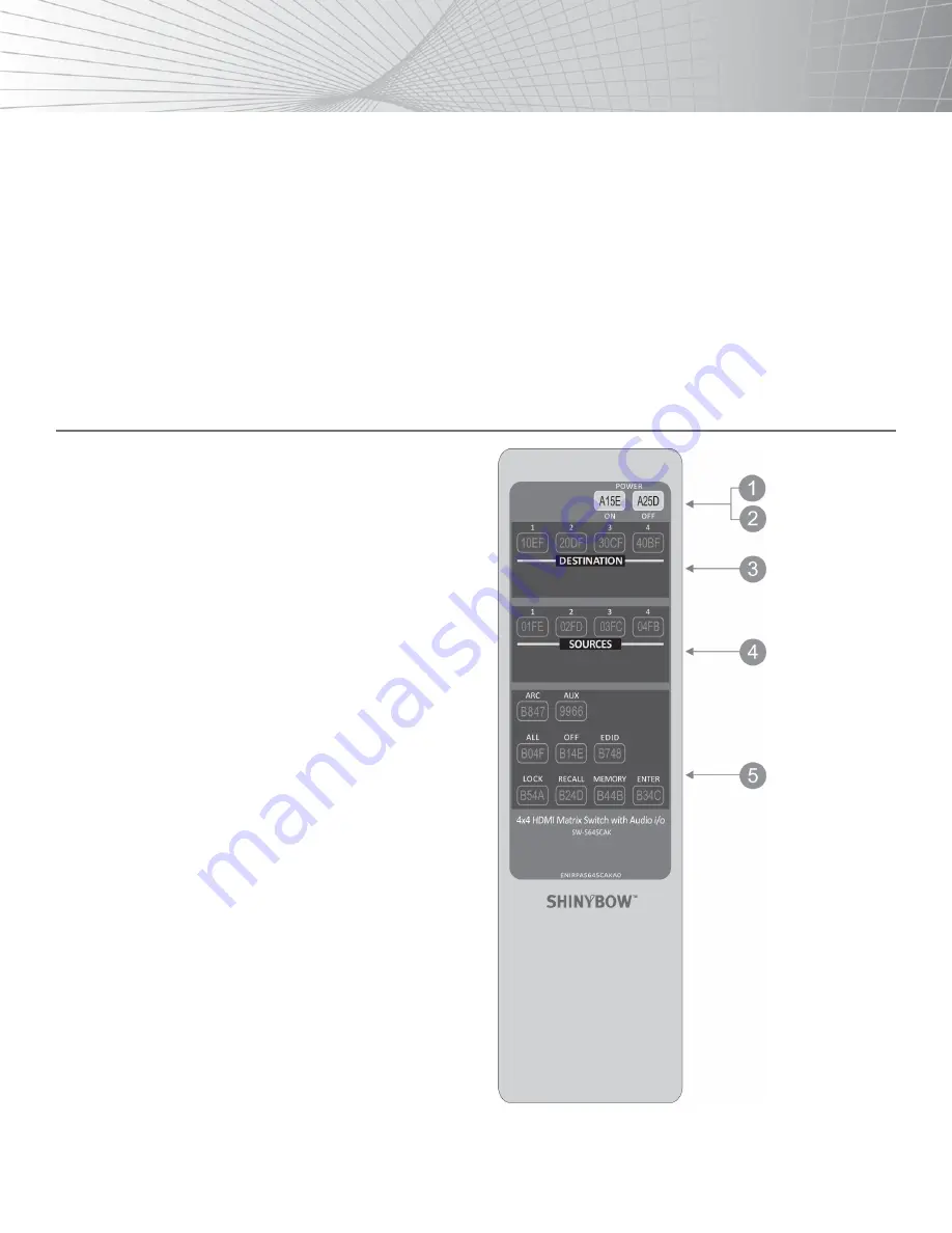 Shinybow USA SB-5645CAP Instruction Manual Download Page 16