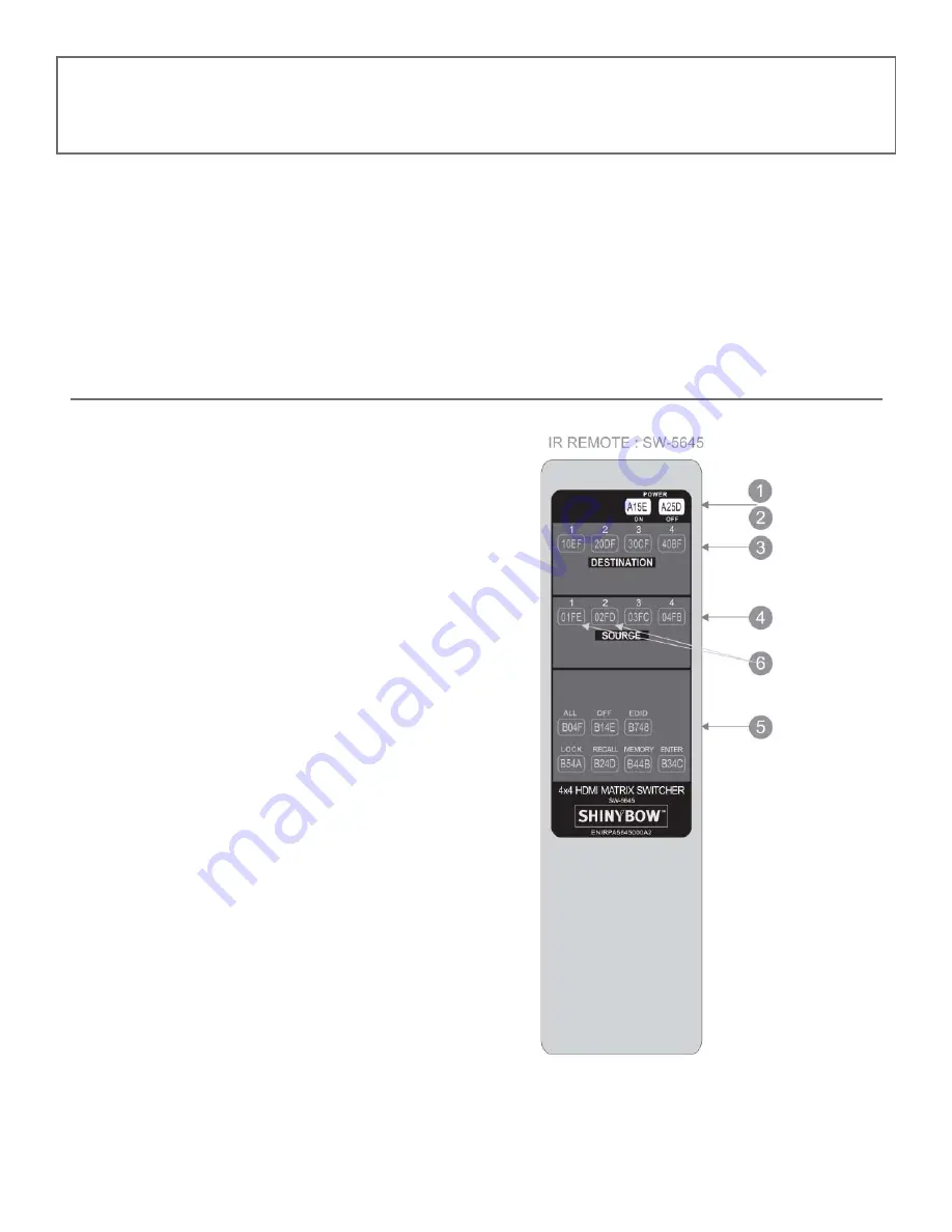 Shinybow USA SB-5645LCM Instruction Manual Download Page 10