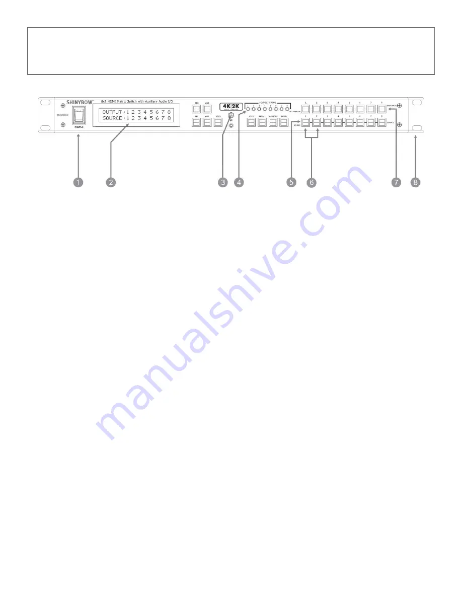 Shinybow USA SB-5688AK Instruction Manual Download Page 7